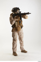  Photos Casey Schneider Paratrooper Pose 5 aiming gun standing whole body 0008.jpg